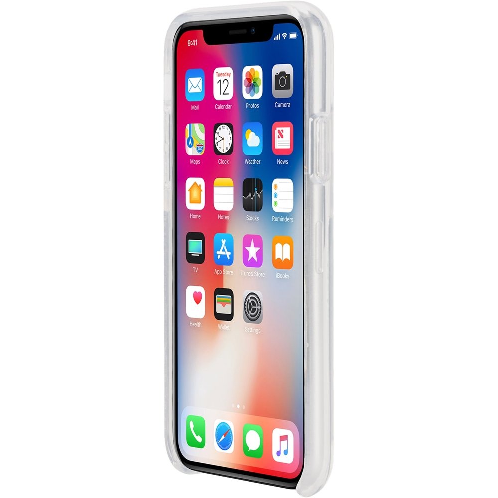 case for apple iphone x and xs - silver