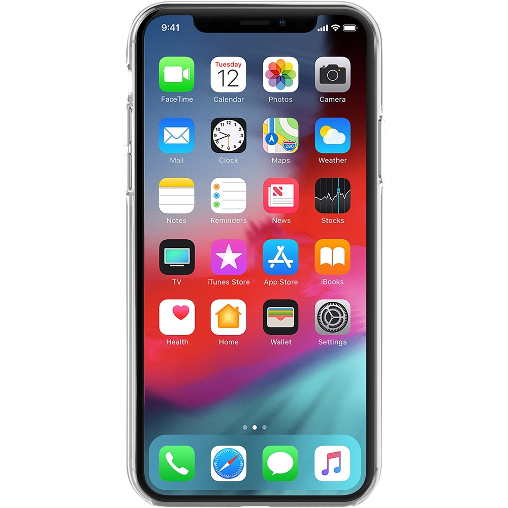 Best Buy: kate spade new york Protective Hardshell Case for Apple® iPhone®  XR Clear/Charlotte Stripe White Glitter KSIPH-108-CSWGL