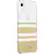 Alt View 14. kate spade new york - Protective Hardshell Case for Apple® iPhone® XR - Clear/Charlotte Stripe Gold Glitter.