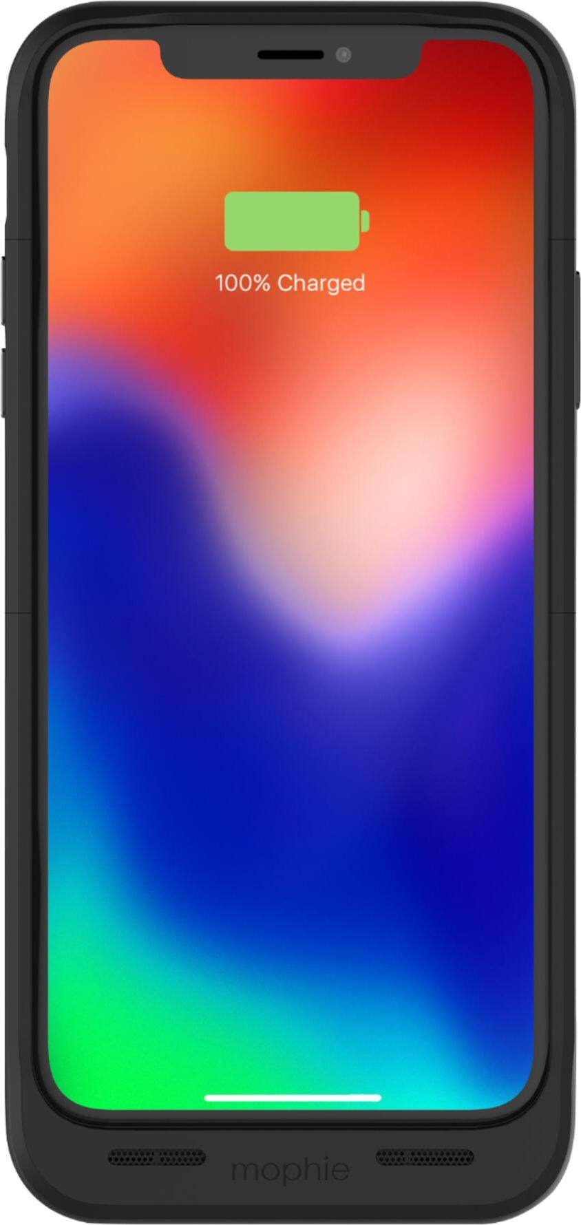 Alt View 14. mophie - Juice Pack Air External Battery Case with Wireless Charging for Apple® iPhone® X - Black.