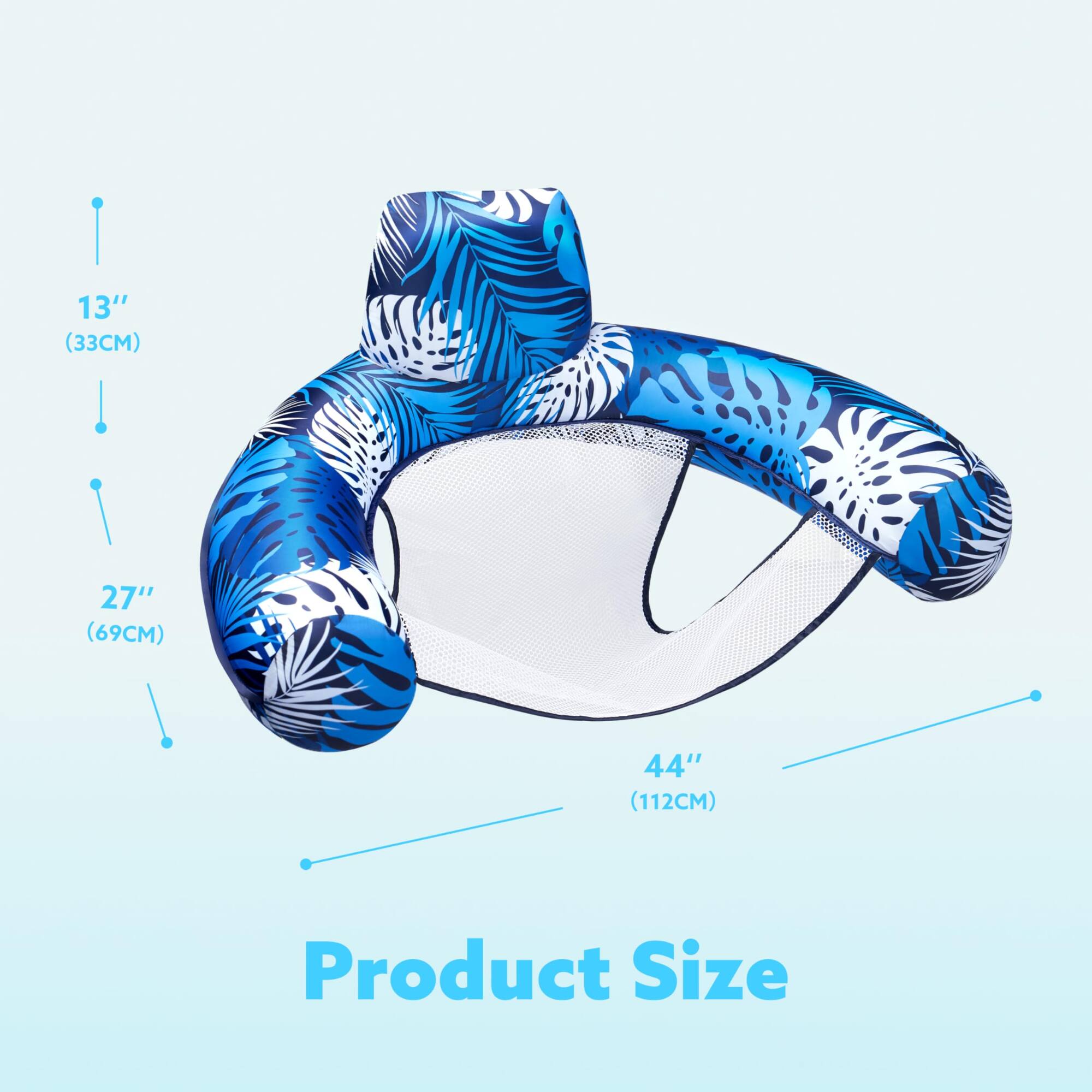 13" (33CM)  
27" (69CM)  
44" (112CM)  
Product Size