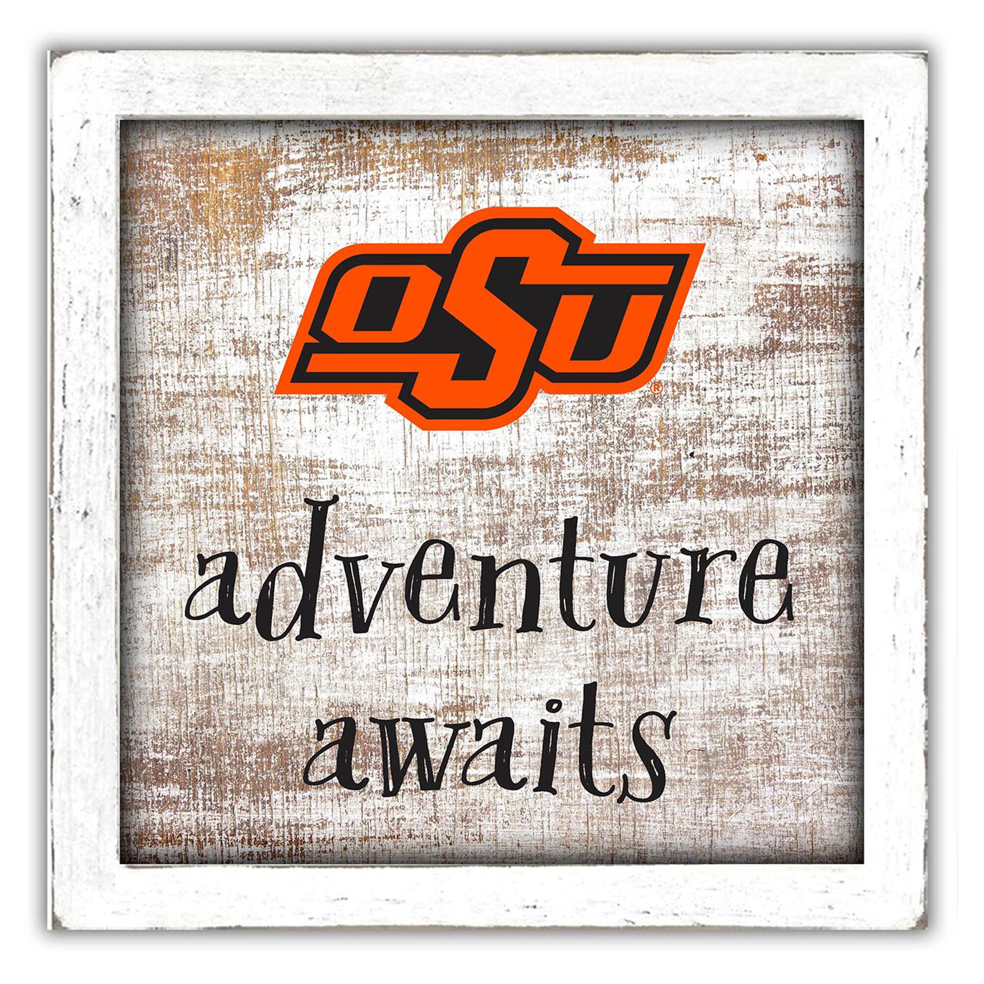 Oklahoma State Cowboys 14'' x 13'' Adventure Awaits Money Box