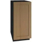 Front. U-Line - 1 Class Series 15" 90-Lb. Freestanding Icemaker - Integrated Solid.
