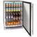 Left. U-Line - 5.4 Cu. Ft. Built-In Mini Fridge - Stainless Steel.