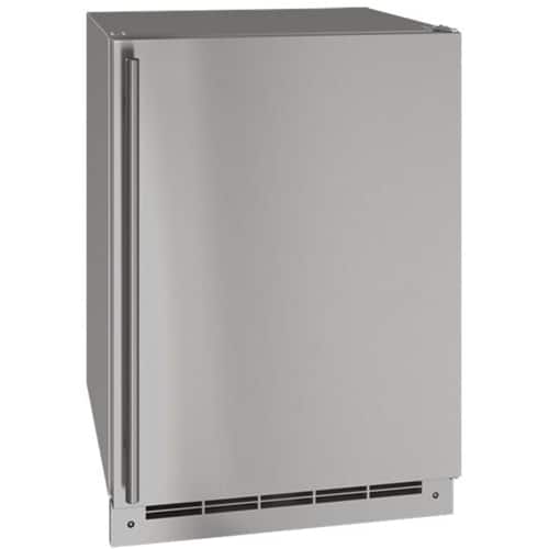 U-Line - 5.4 Cu. Ft. Built-In Mini Fridge - Stainless Steel - Front_Zoom