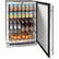 Left. U-Line - 5.4 Cu. Ft. Built-In Mini Fridge - Stainless Steel.