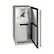 Left. U-Line - 15" 55-lb Clear Ice Machine - Stainless Steel.