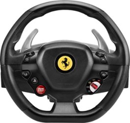 Thrustmaster - T80 Ferrari 488 GTB Edition Racing Wheel for PlayStation 5, 4 and Windows - Black - Front_Zoom