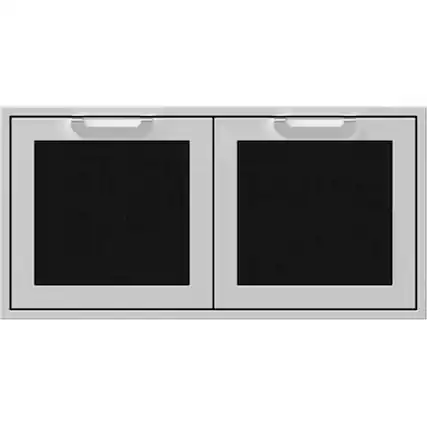 Front. Hestan - AGAD Series 42" Outdoor Double Access Doors - Stealth.