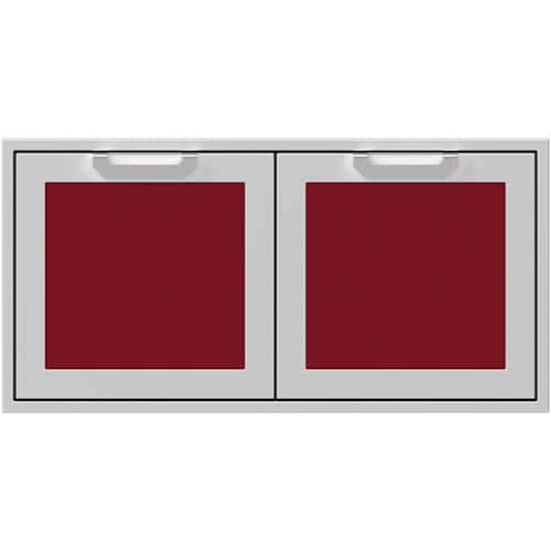Front. Hestan - AGAD Series 42" Outdoor Double Access Doors - Tin Roof.