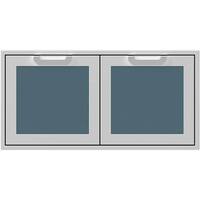 Hestan - AGSD Series 42" Outdoor Double Storage Doors - Pacific Fog - Front_Zoom