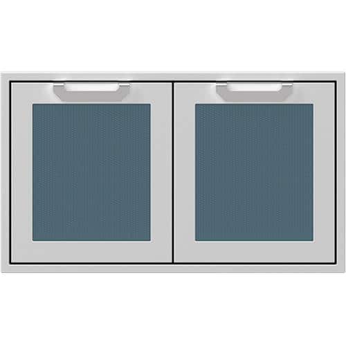 Hestan - AGSD Series 36" Outdoor Double Storage Doors - Pacific Fog - Front_Zoom