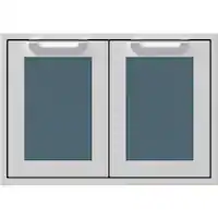 Hestan - AGSD Series 30" Outdoor Double Storage Doors - Pacific Fog - Front_Zoom