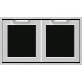 Hestan - AGSD Series 36" Outdoor Double Storage Doors - Stealth