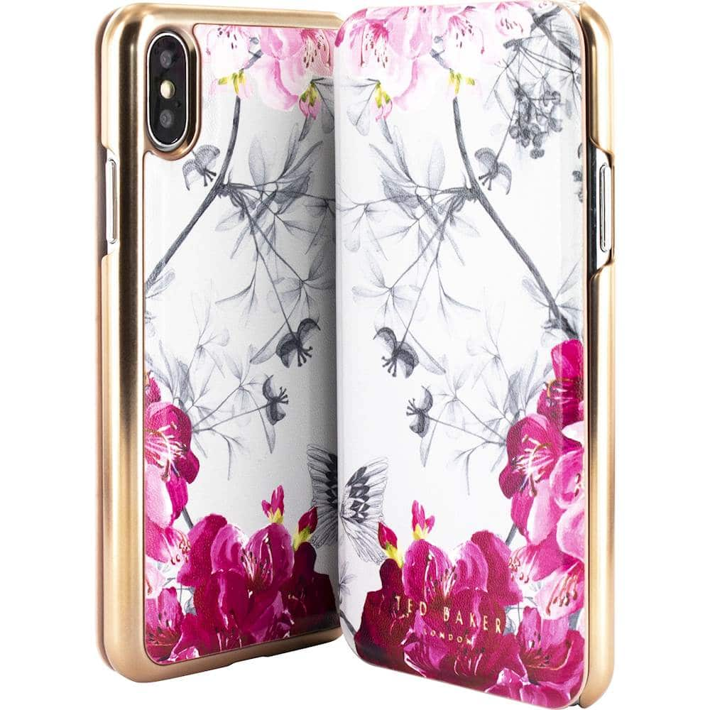 Ted Baker Porcelain Rose Mirror Folio iPhone 13 Case