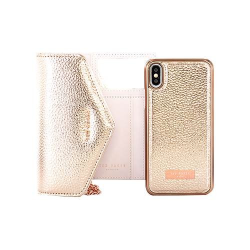 selie purse case for apple iphone xs max - rose gold