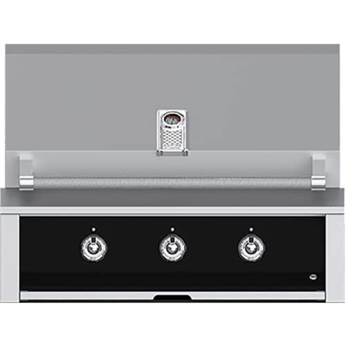 Angle. Aspire by Hestan - By Hestan 36" Built-In Gas Grill - Stealth.