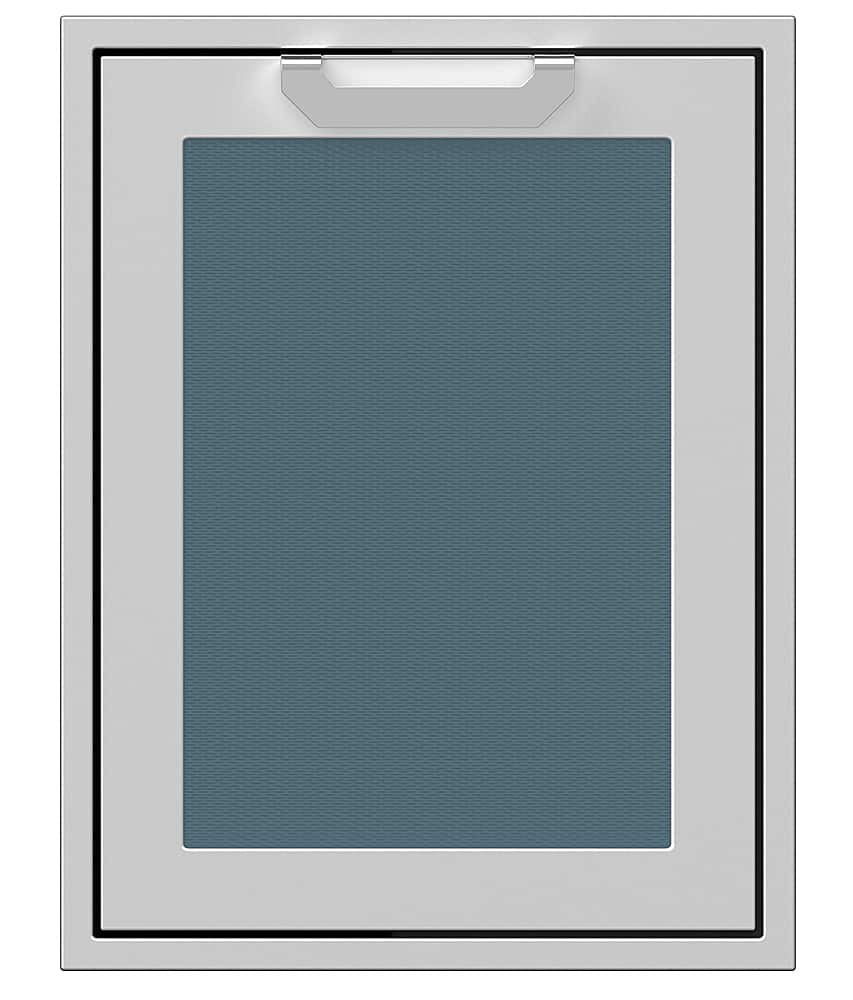 Hestan - 20" Outdoor Trash and Recycle Drawer - Pacific Fog - Angle_Zoom