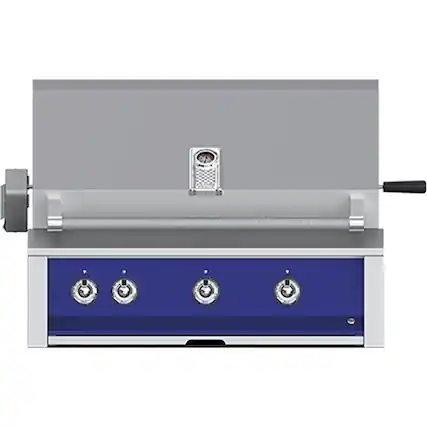 Angle. Aspire by Hestan - By Hestan 36" Built-In Gas Grill - Prince.