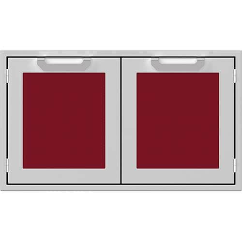 Front. Hestan - AGLP Series 36" Outdoor Double Sealed Pantry - Tin Roof.