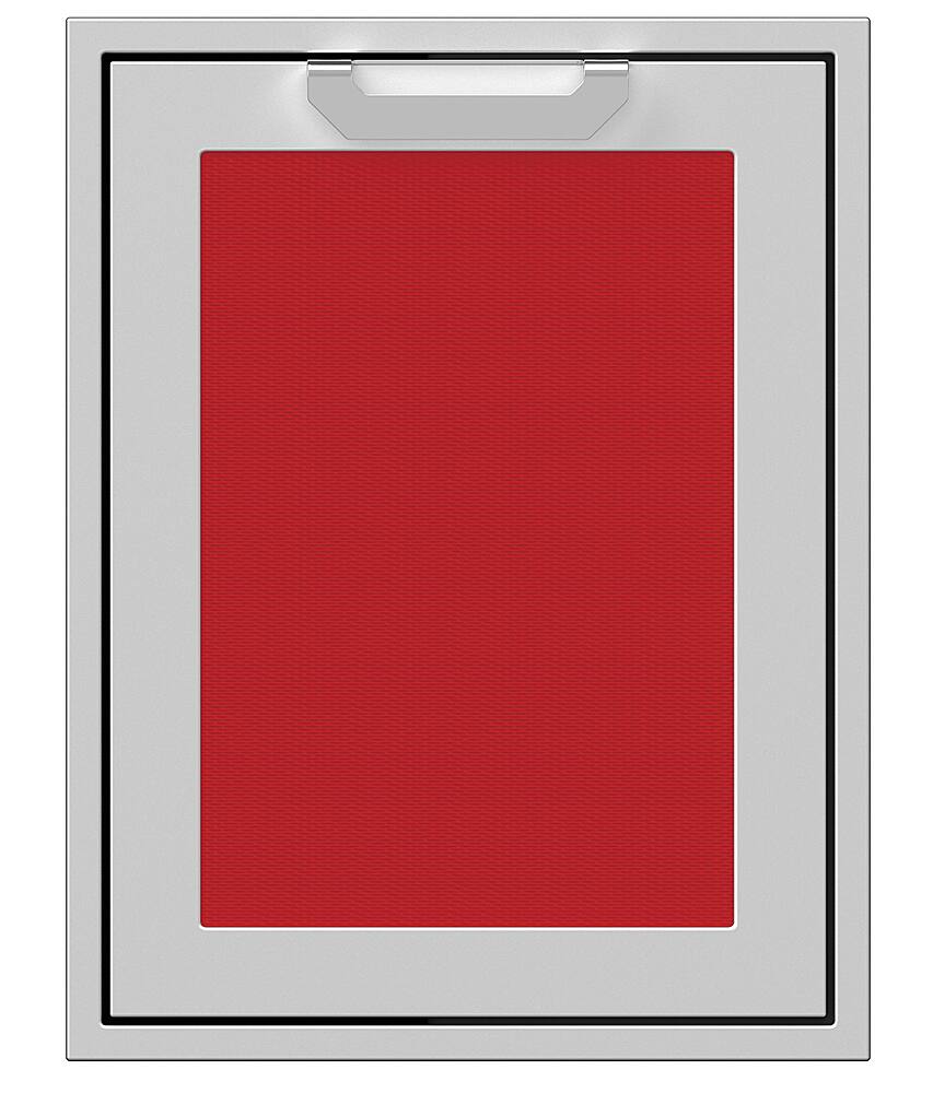 Angle. Hestan - 20" Outdoor Trash and Recycle Drawer - Matador.