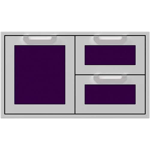 Hestan - AGSDR Series 36" Double Drawer and Storage Door Combination - Lush - Front_Zoom