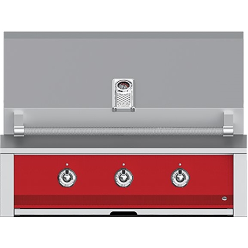 Angle View: Aspire by Hestan - By Hestan 36" Built-In Gas Grill - Matador