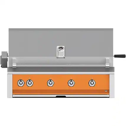 Angle. Aspire by Hestan - By Hestan 42.1" Built-In Gas Grill - Citra.