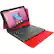 Angle. Visual Land - Prestige Elite 10QD - 10.1" - Tablet - 16GB - With Keyboard - Red.