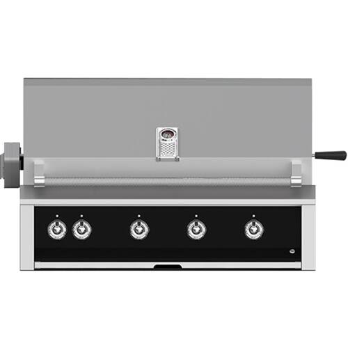 Angle. Aspire by Hestan - By Hestan 42.1" Built-In Gas Grill - Stealth.