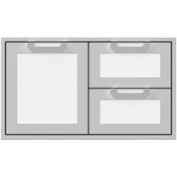 Hestan - AGSDR Series 36" Double Drawer and Storage Door Combination - Froth - Front_Zoom