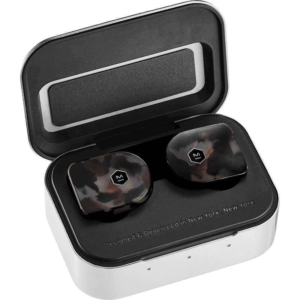 Alt View 13. Master & Dynamic - MW07 True Wireless In-Ear Headphones - Gray Terrazo.