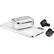 Alt View 15. Master & Dynamic - MW07 True Wireless In-Ear Headphones - Gray Terrazo.