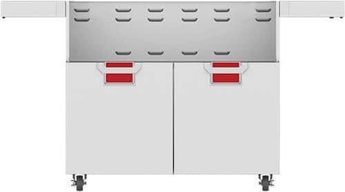 Angle. Hestan - Aspire ECD Series 42" Tower Cart with Double Doors - Matador.
