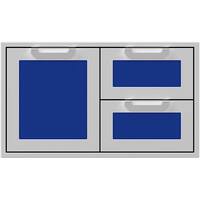 Hestan - AGSDR Series 36" Double Drawer and Storage Door Combination - Prince - Front_Zoom