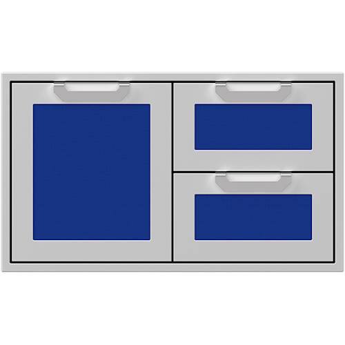 Hestan - AGSDR Series 36" Double Drawer and Storage Door Combination - Prince