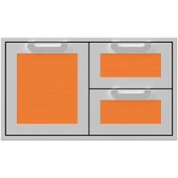 Hestan - AGSDR Series 36" Double Drawer and Storage Door Combination - Citra - Front_Zoom