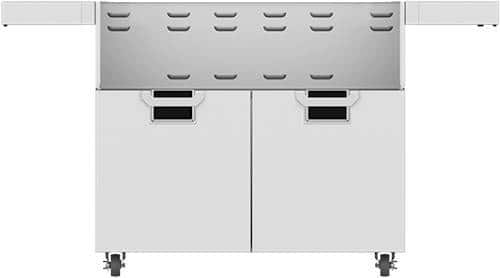 Angle. Hestan - Aspire ECD Series 42" Tower Cart with Double Doors - Stealth.