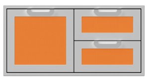 Hestan - AGSDR Series 42" Double Drawer and Storage Door Combination - Citra - Angle_Zoom