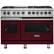 Front. Viking - Freestanding Double Oven Gas Range - Burgundy.