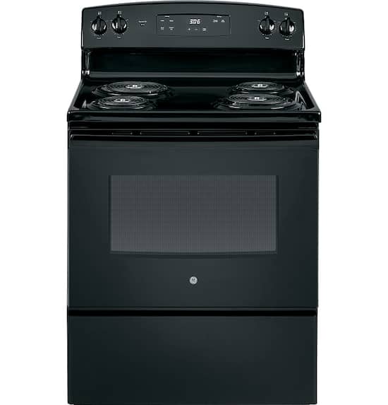 Ge 5 0 Cu Ft Freestanding Electric Range Black Jbs360dmbb Best Buy