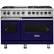 Front. Viking - Freestanding Double Oven Gas Range - Cobalt Blue.