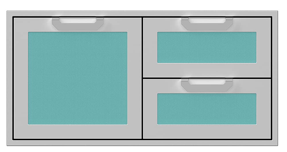Hestan - AGSDR Series 42" Double Drawer and Storage Door Combination - Bora Bora - Angle_Zoom