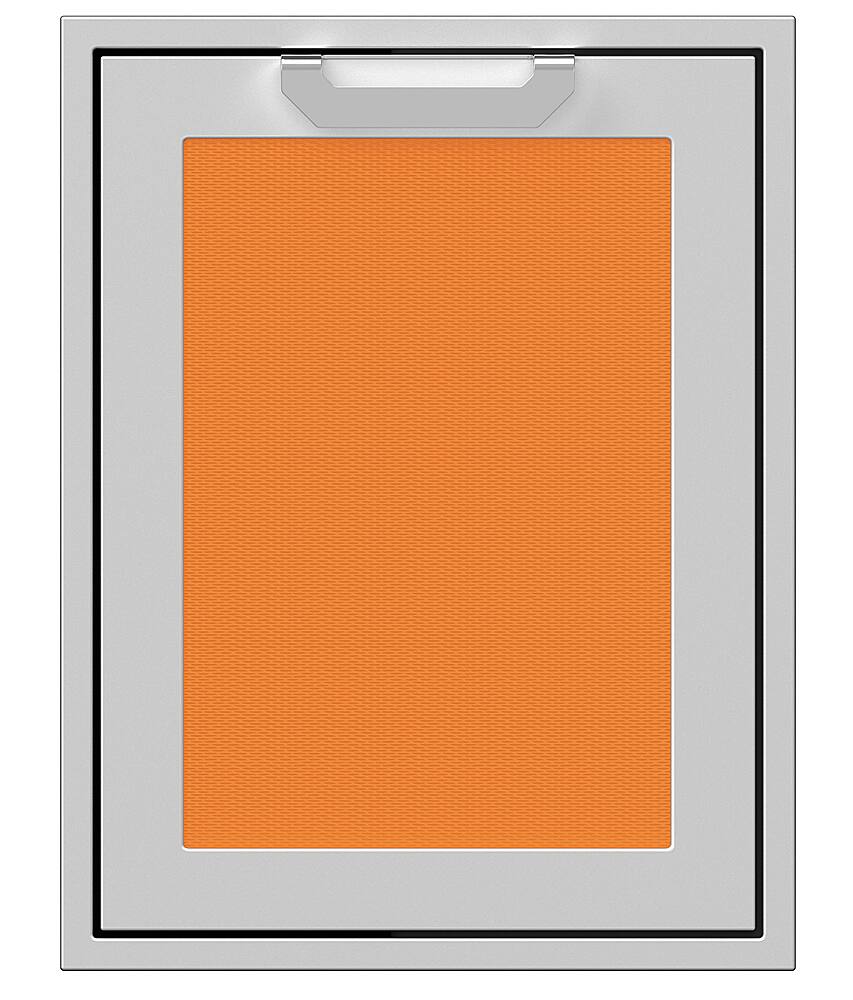 Angle. Hestan - 20" Outdoor Trash and Recycle Drawer - Citra.