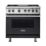 Best Buy: Viking 5.1 Cu. Ft. Freestanding Gas Convection Range Graphite ...