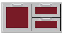 Hestan - AGSDR Series 42" Double Drawer and Storage Door Combination - Tin Roof