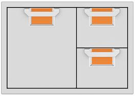 Hestan - Aspire AESDR Series 30" Double Drawer and Storage Door Combination - Citra