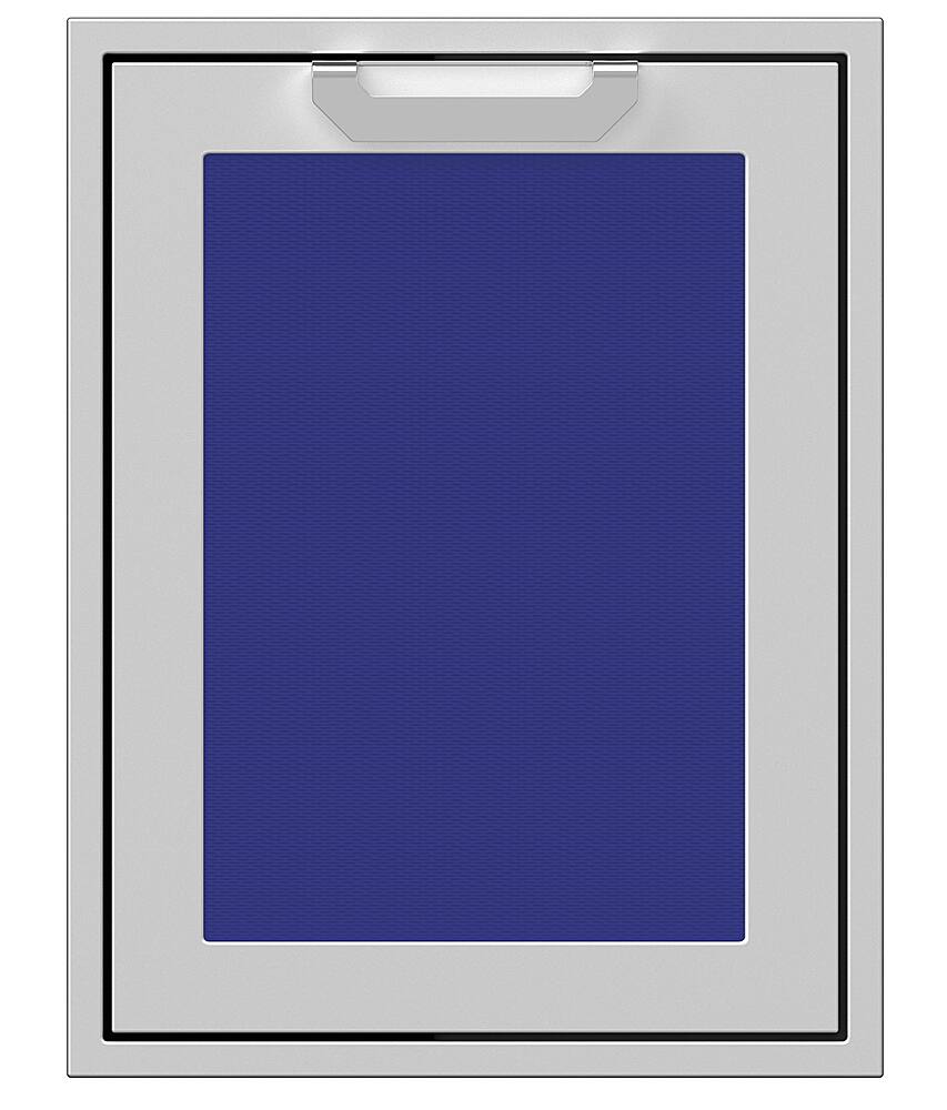 Angle. Hestan - 20" Outdoor Trash and Recycle Drawer - Prince.