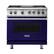 Front. Viking - 5.6 Cu. Ft. Self-Cleaning Freestanding Dual Fuel Convection Range - Cobalt Blue.