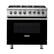 Front. Viking - 5.1 Cu. Ft. Freestanding LP Gas Convection Range - Black.